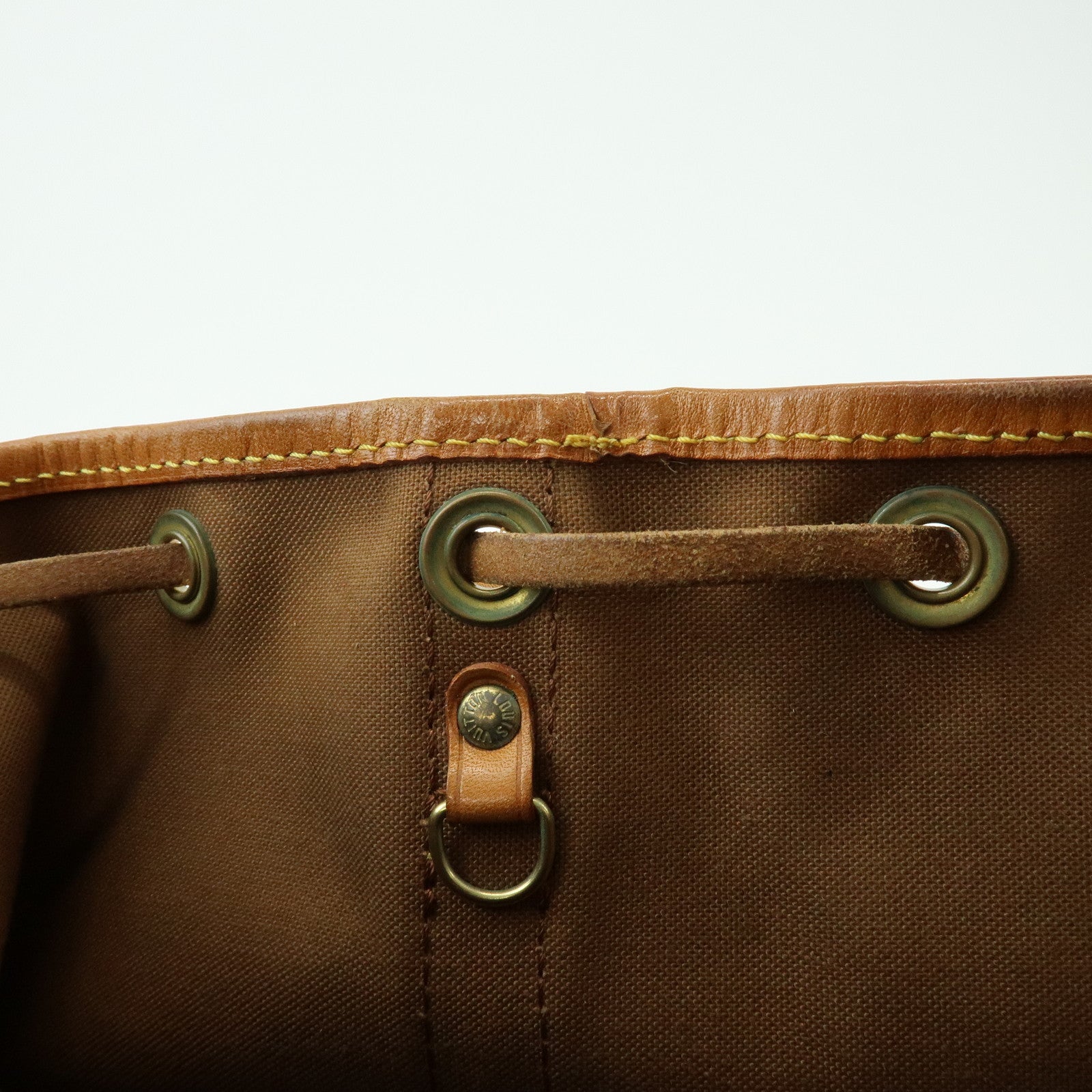 Louis Vuitton Monogram Canvas Petit Noe Shoulder Bag Brown M42226