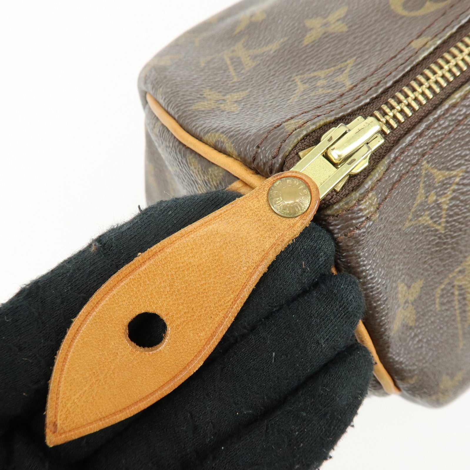 Louis Vuitton Monogram Speedy 30 Boston Bag Hand Bag Brown M41526