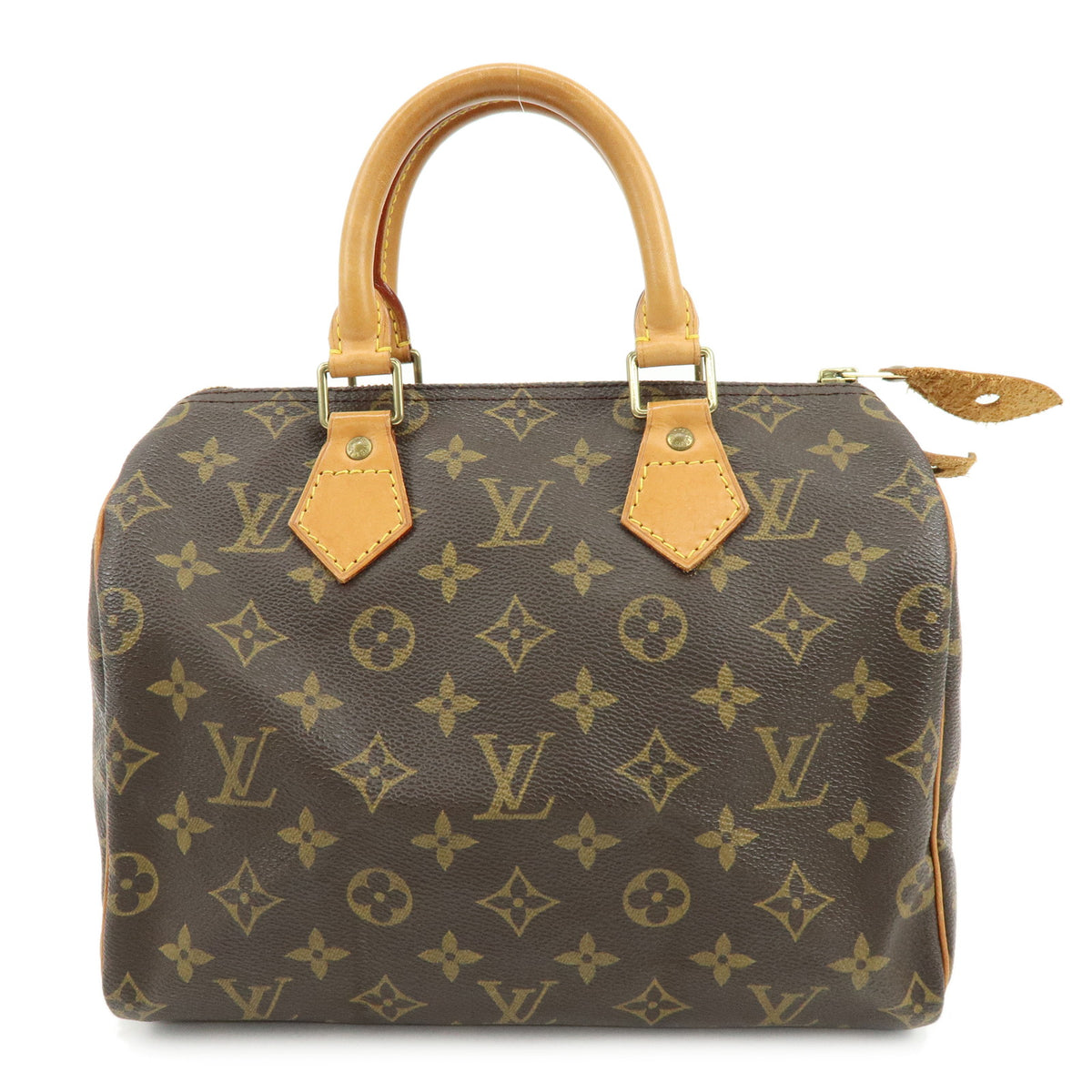 Louis Vuitton Monogram Speedy 25 Boston Bag Hand Bag Brown M41528