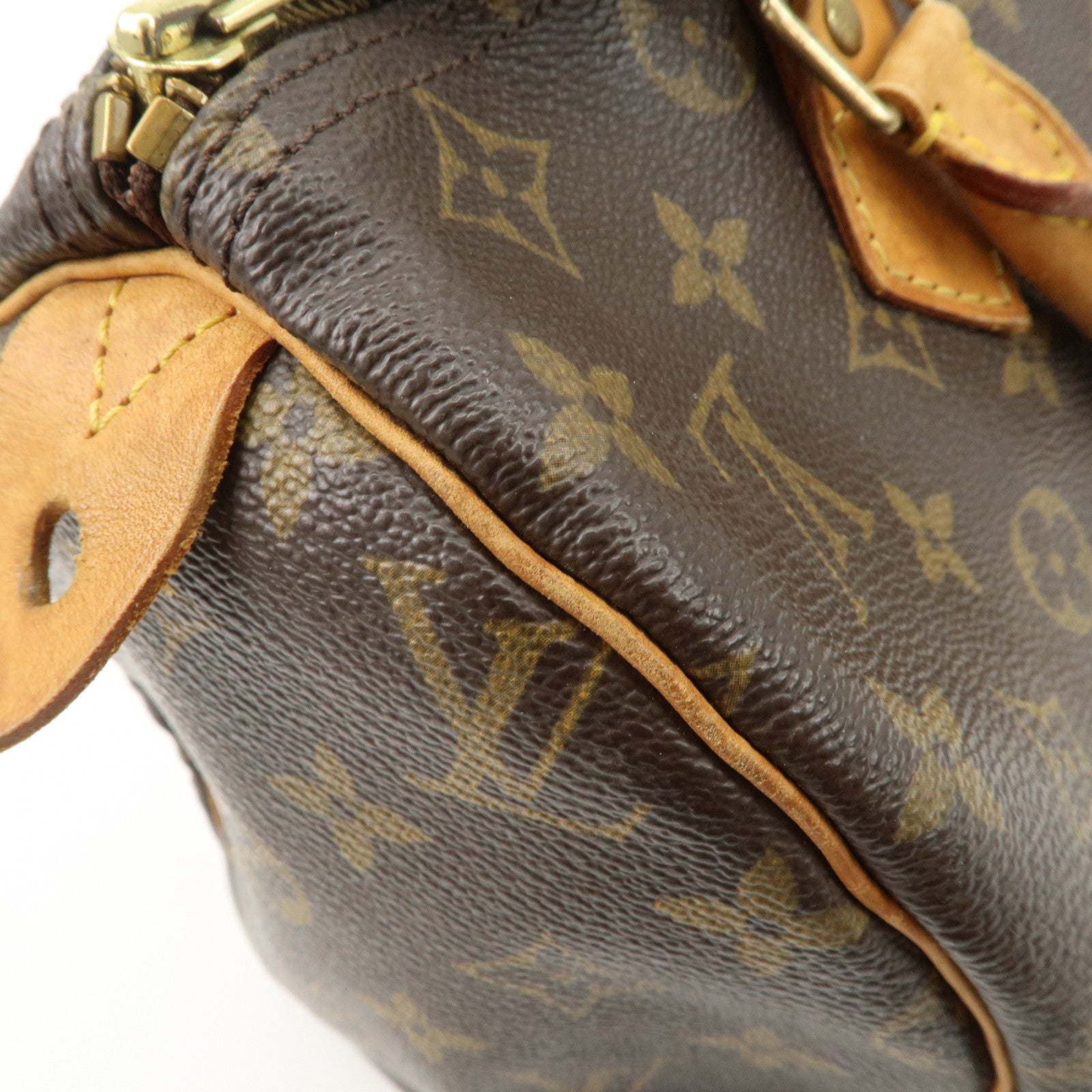 Louis Vuitton Monogram Speedy 30 Hand Bag Boston Bag M41526 Used