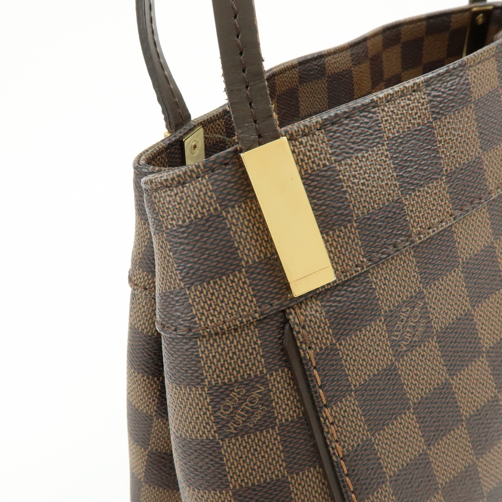 Louis Vuitton Damier Ebene Marylebone PM Shoulder Bag Brown N41215