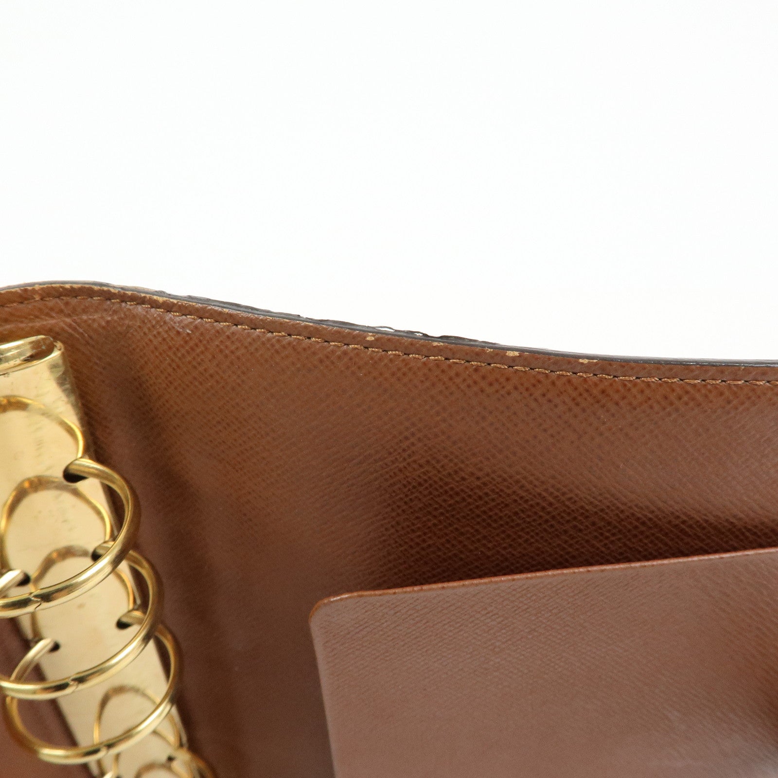Louis Vuitton Monogram Agenda MM Planner Cover Brown R20004