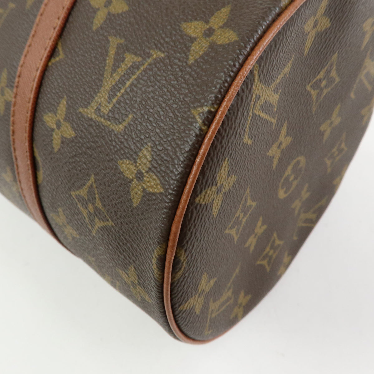 Louis Vuitton Monogram Papillon 30 Hand Bag Brown M51365