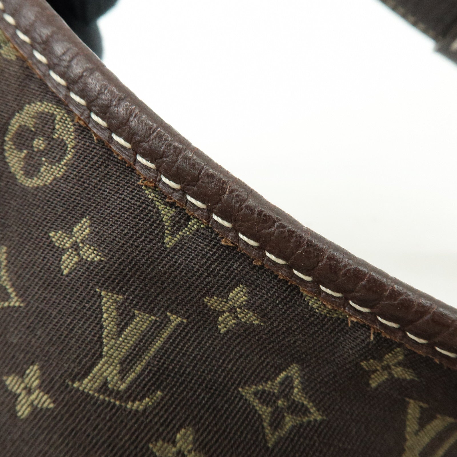 Louis Vuitton Monogram Mini Lin Manon PM Shoulder Hand Bag Ebene M95621