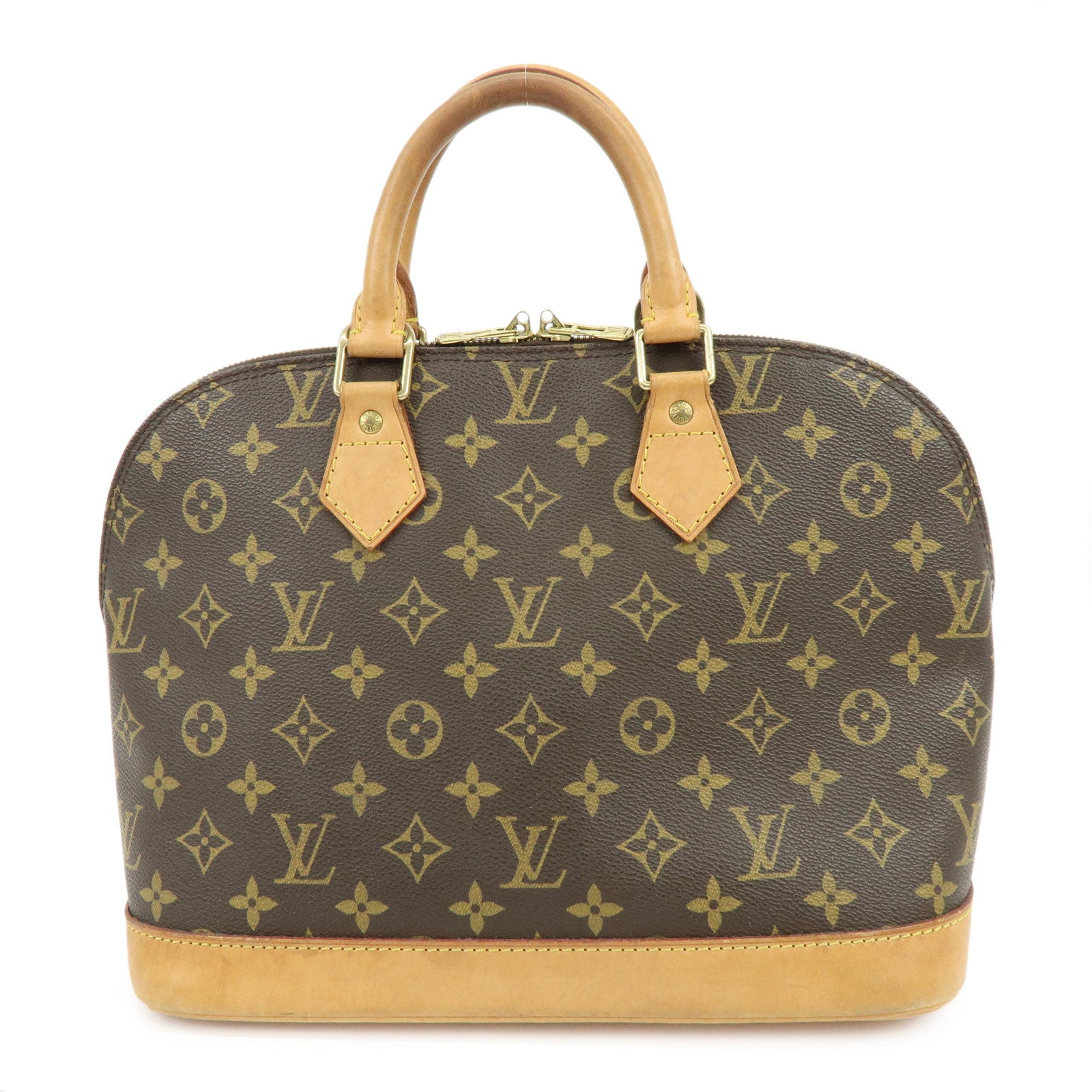 Louis Vuitton Monogram Canvas Alma Hand Bag Brown M51130