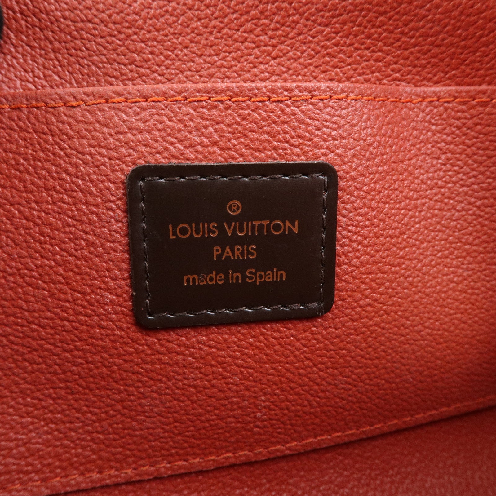 Louis Vuitton Damier Pochette Cosmetic PM Pouch Brown N47516