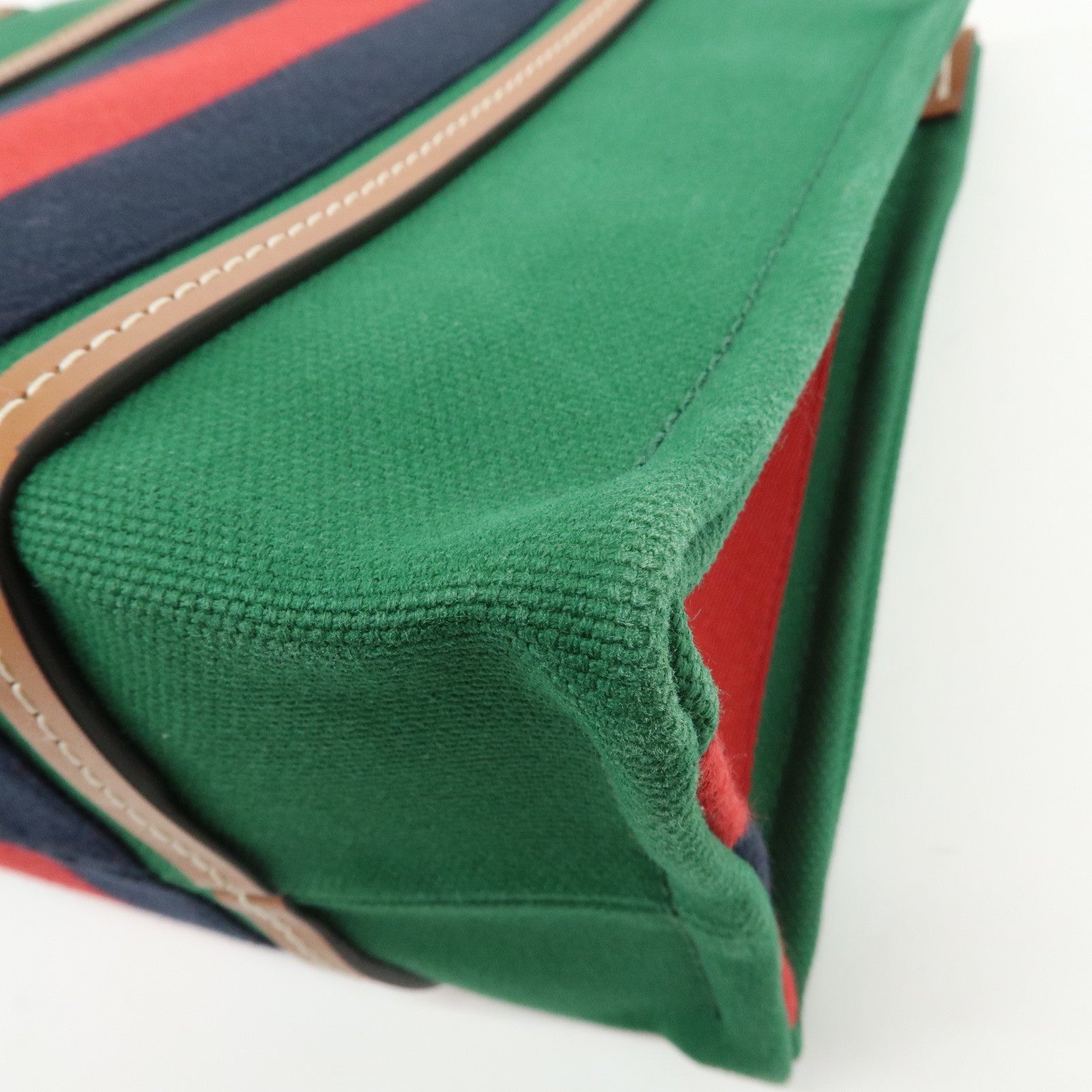 GUCCI Interlocking G Sherry Canvas 2Way Bag Hand Shoulder Bag 727728