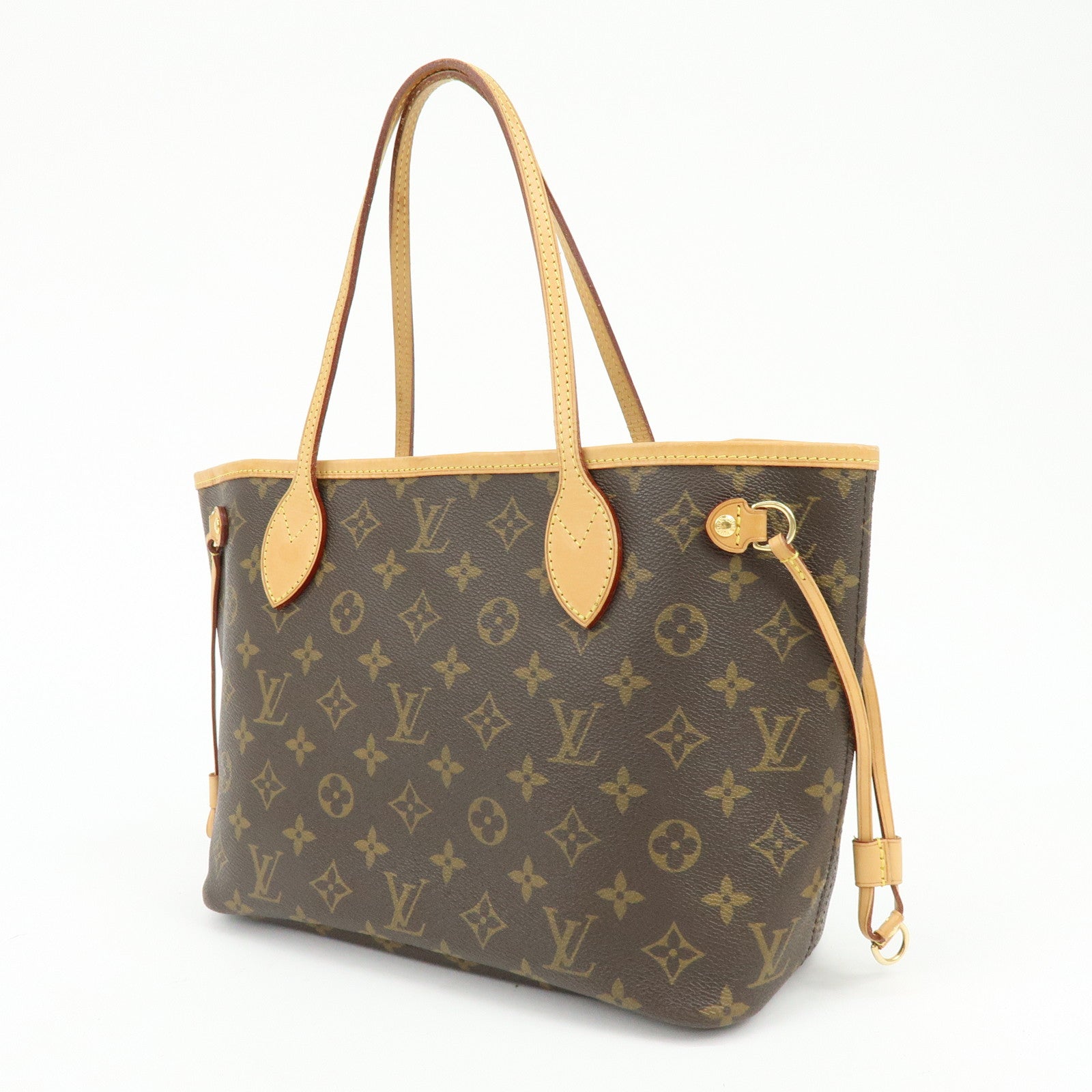 Louis Vuitton Monogram Neverfull PM Tote Bag Hand Bag Brown M40155