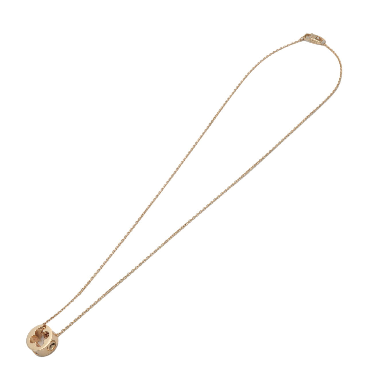 Louis Vuitton Pendentif Empreinte Necklace K18 750YG Yellow Gold Q93674