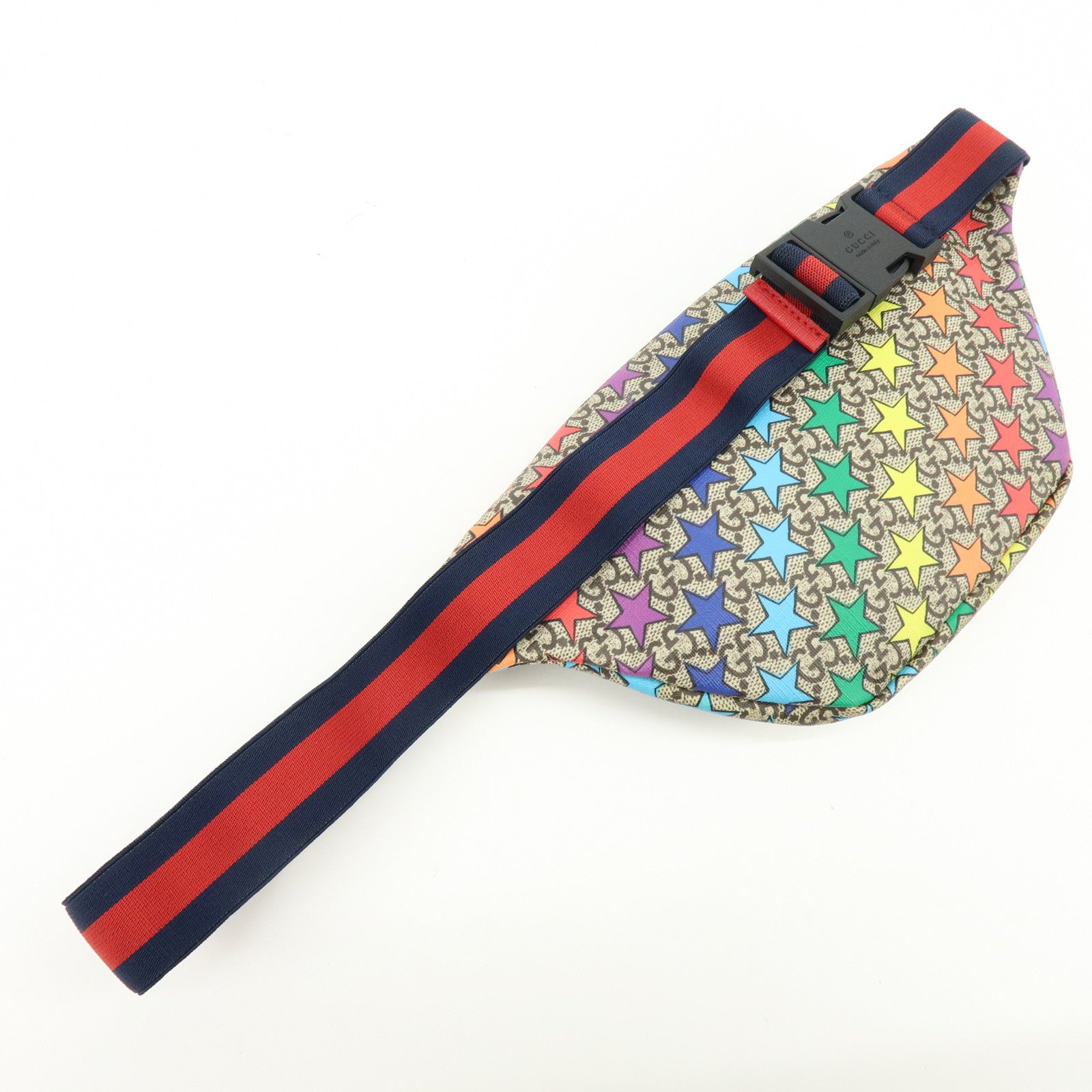 GUCCI Children's GG Supreme Body Waist Bag Multicolor Star Motif 502095