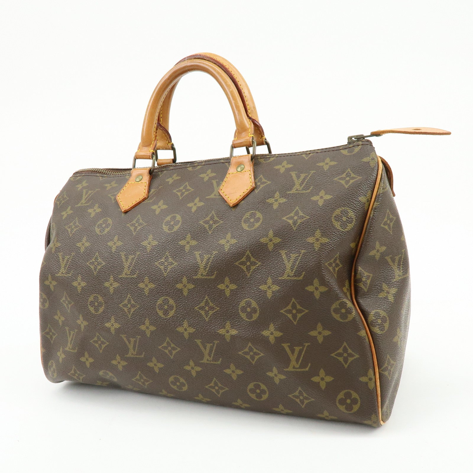 Louis Vuitton Monogram Canvas Speedy 35 Boston Bag Hand Bag M41524