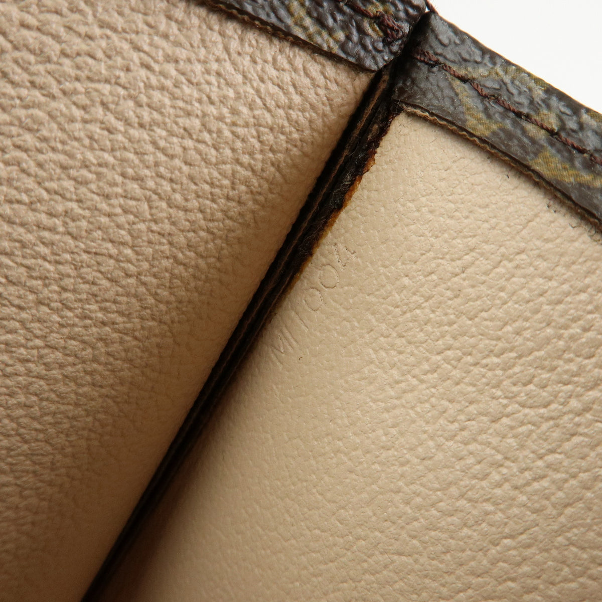 Louis Vuitton Monogram Sac Plat Tote Bag Hand Bag Brown M51140