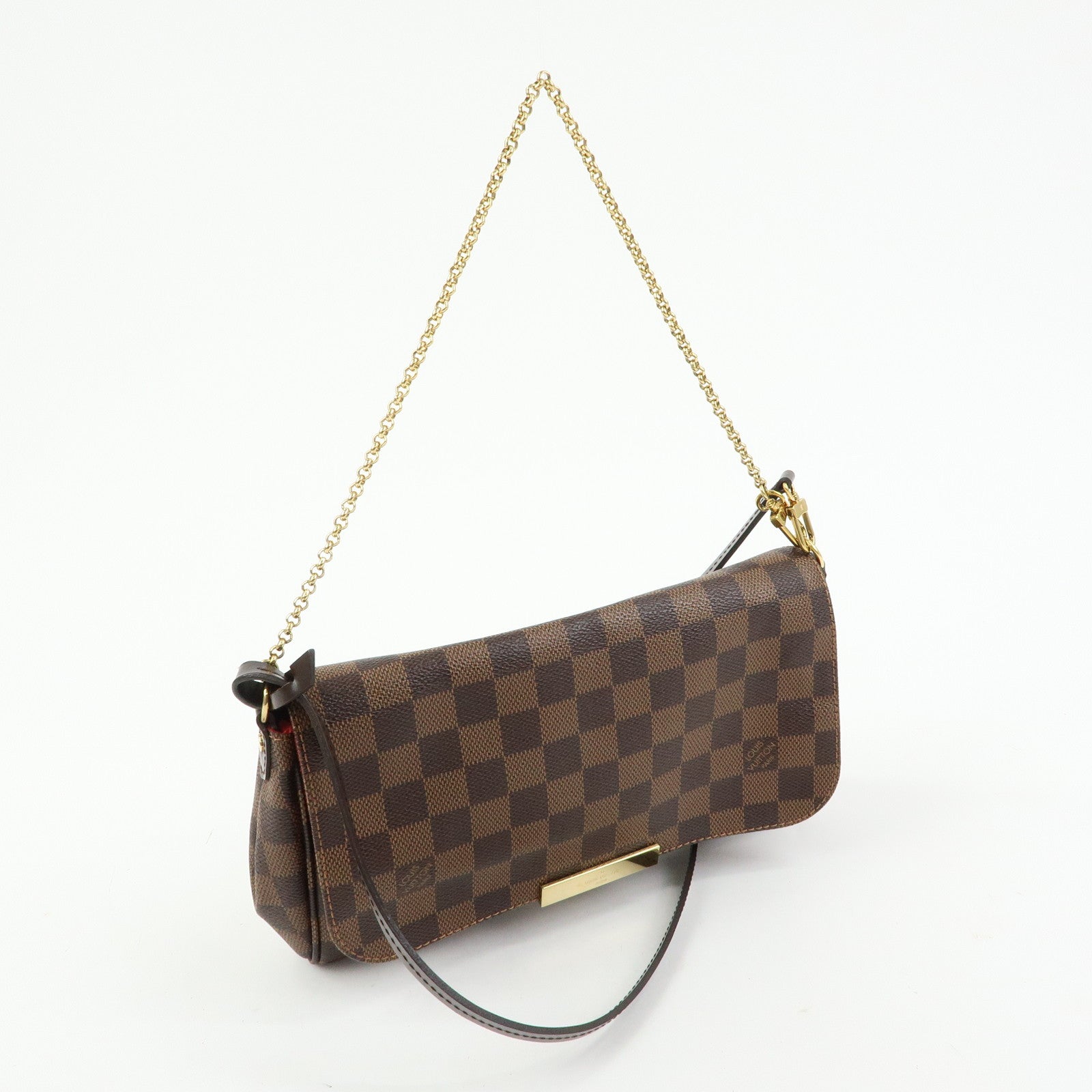 Louis Vuitton Damier Favorite MM 2Way Shoulder Bag Hand Bag N41129
