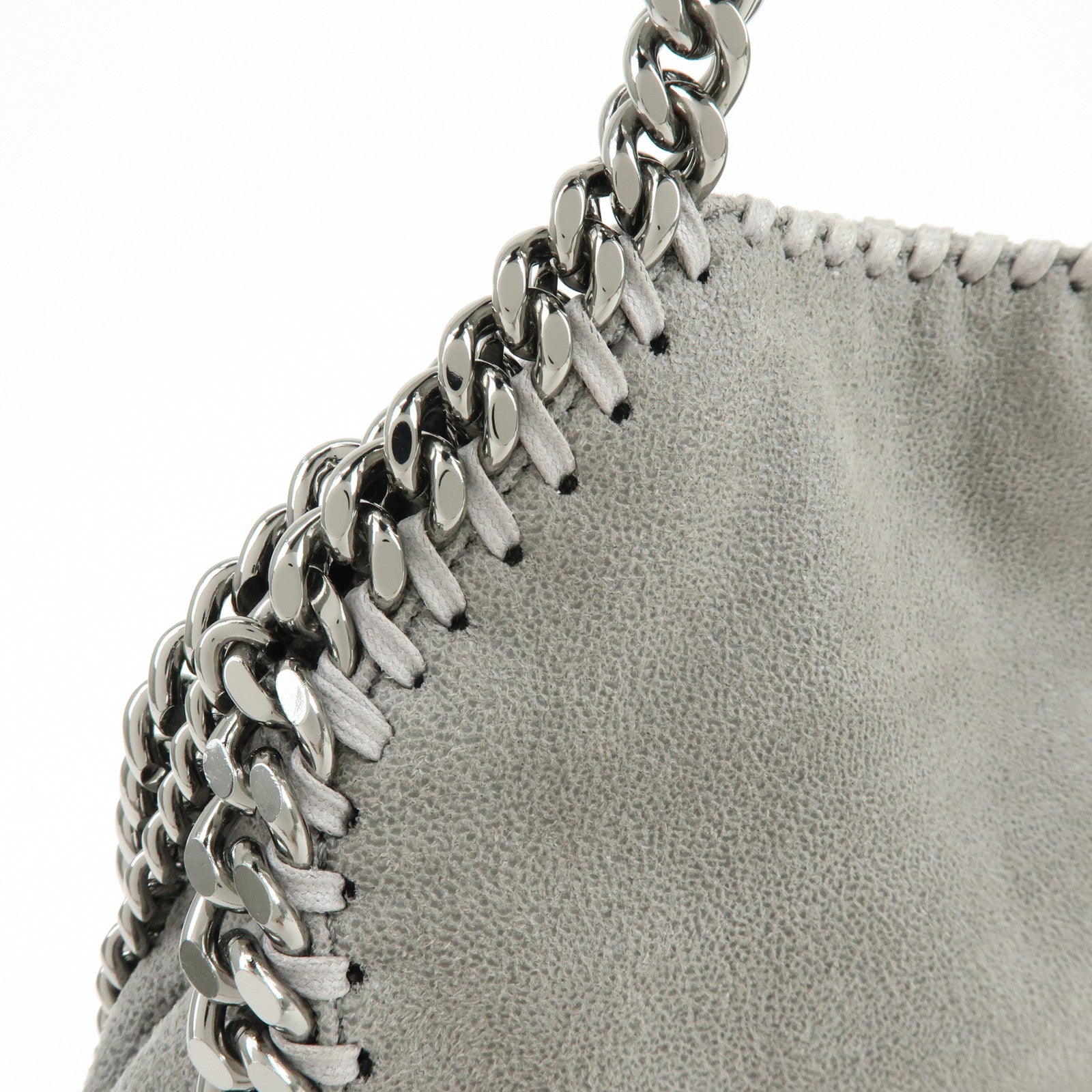 STELLA MCCARTNEY Falabella Faux Leather 2Way Bag Grey 371223