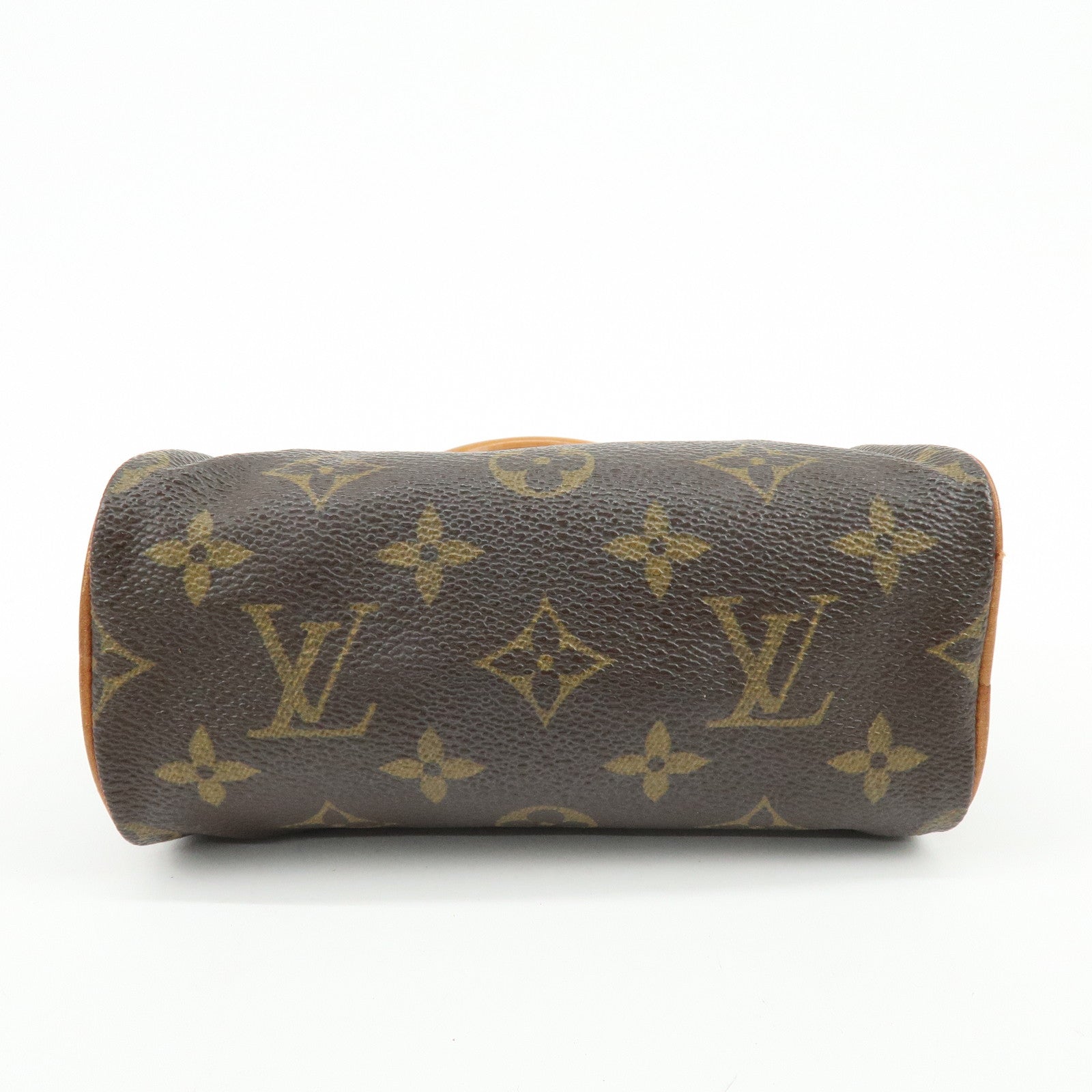 Louis Vuitton Monogram Canvas Mini Speedy Hand Bag & Strap M41534