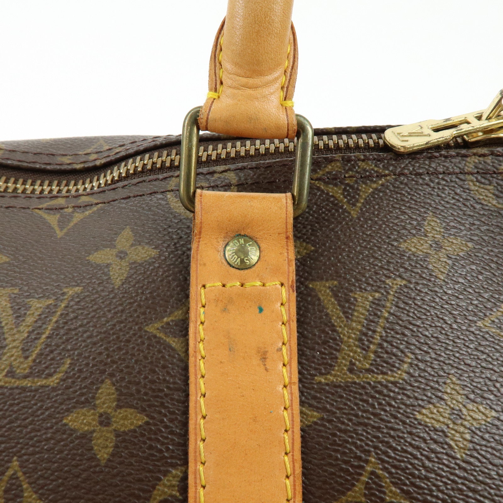 Louis Vuitton Monogram Keep All 50 Boston Bag Brown M41426