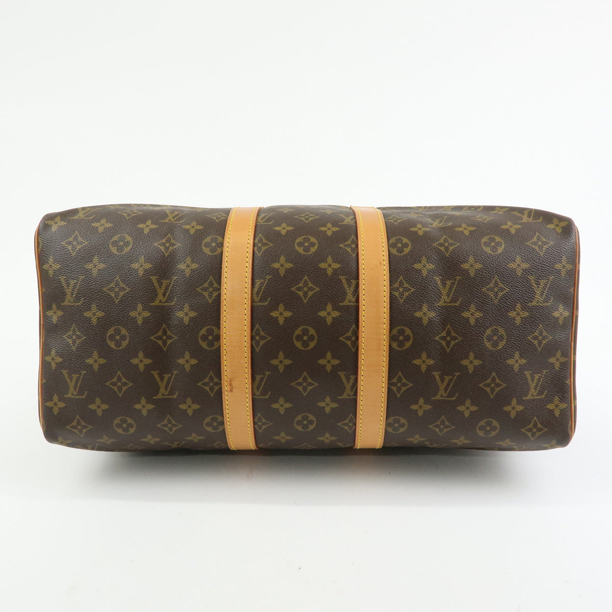 Louis Vuitton Monogram Keep All 45 Boston Bag Brown M41428