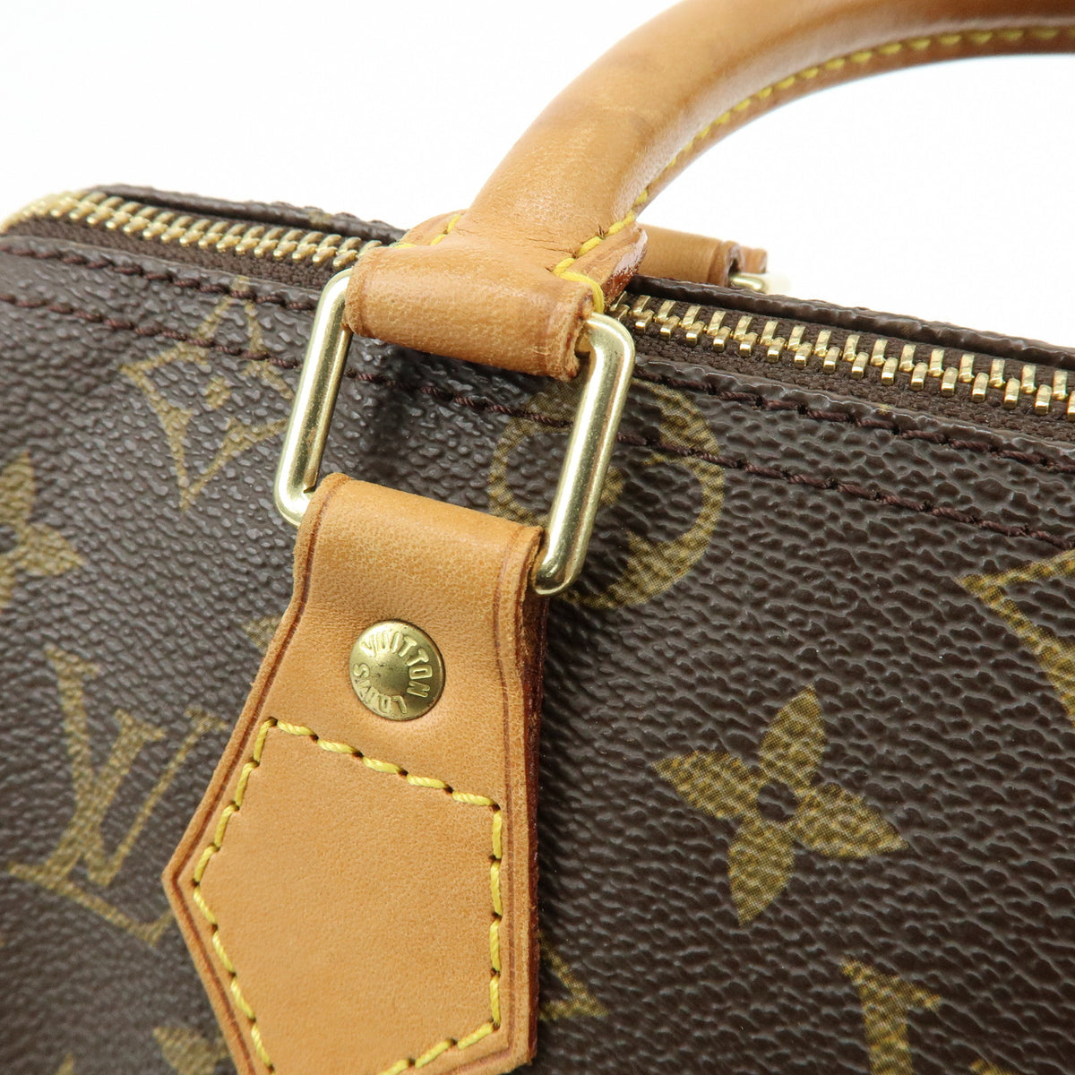 Louis Vuitton Monogram Speedy 25 Boston Bag Hand Bag Brown M41528