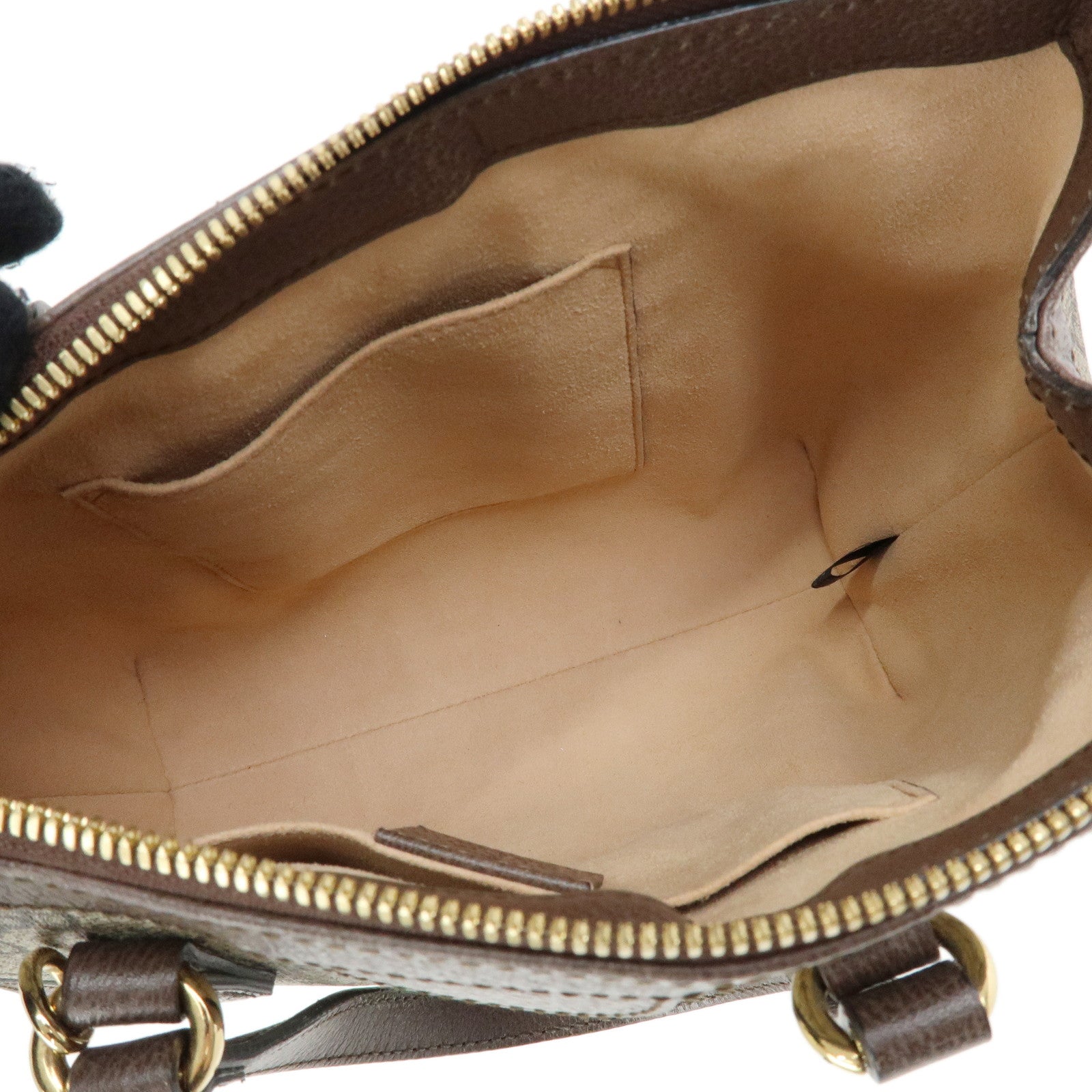 GUCCI Ophidia Sherry  Double G GG Supreme Leather 2Way Hand Bag 547551