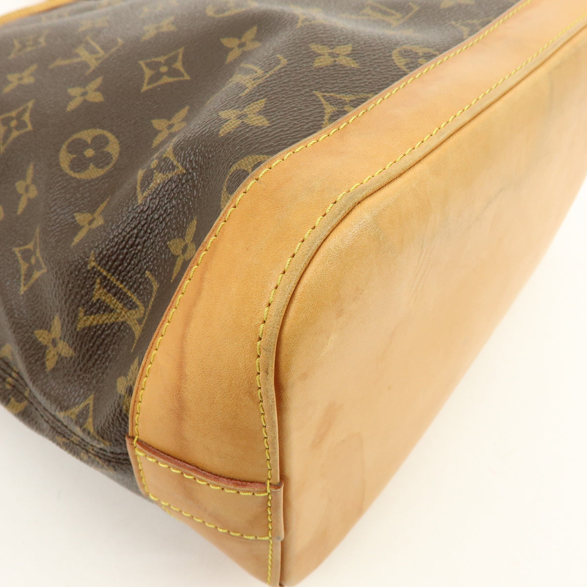Louis Vuitton Monogram Lockit Vertical Hand Bag Brown M40103