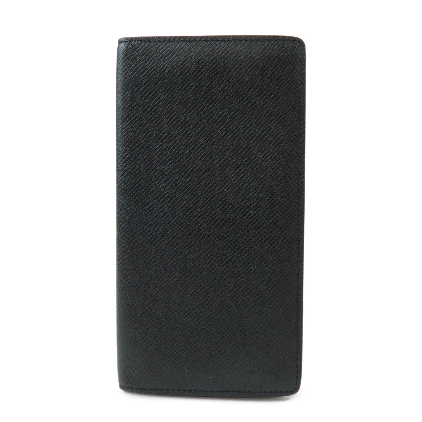 Louis Vuitton Taiga Portefeuille Long Bi-fold Wallet Noir M30541