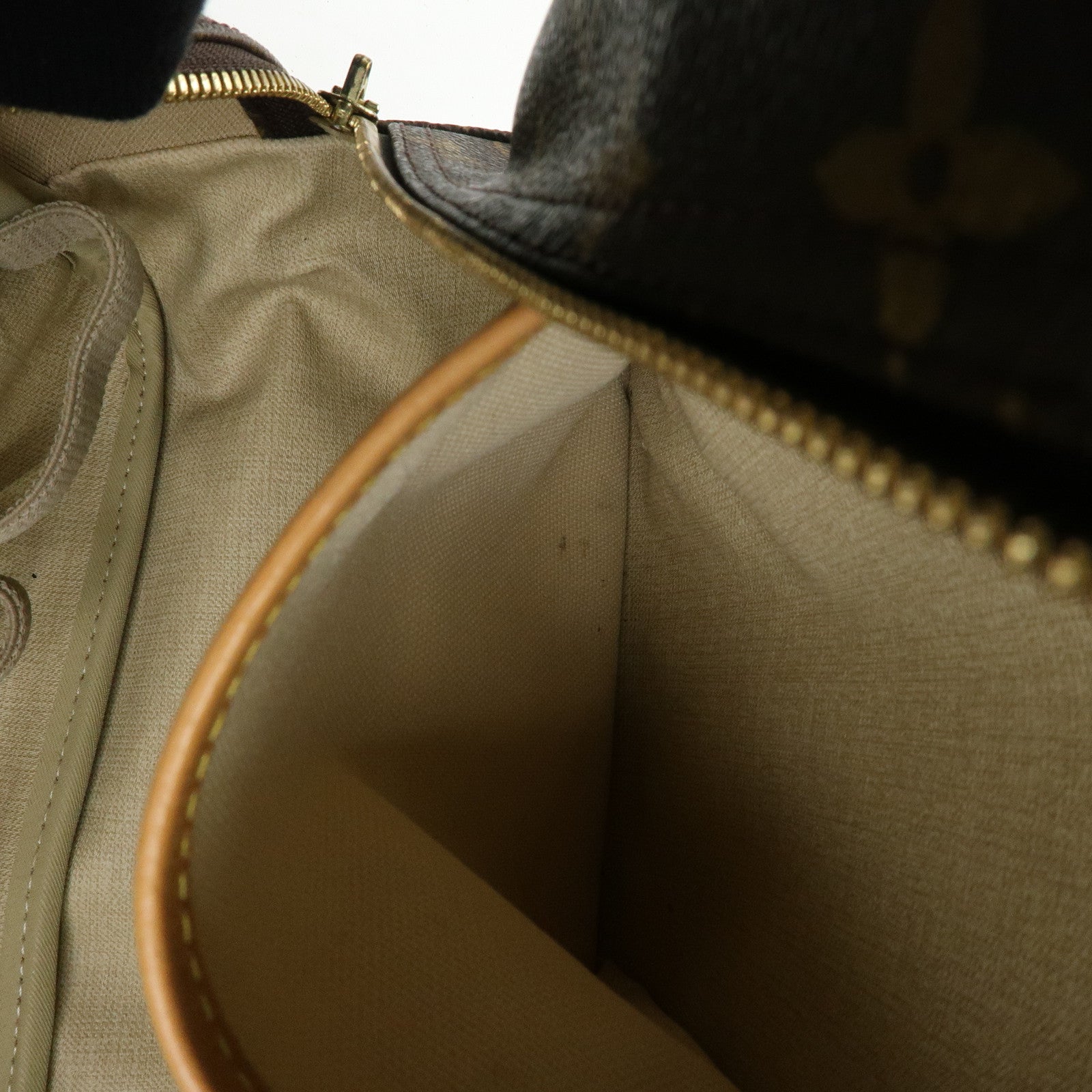 Louis Vuitton Monogram Canvas Deauville Hand Bag Brown M47270