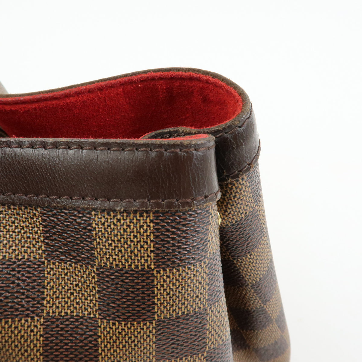 Louis Vuitton Damier Ebene Hampstead PM Hand Bag Tote Bag N51205