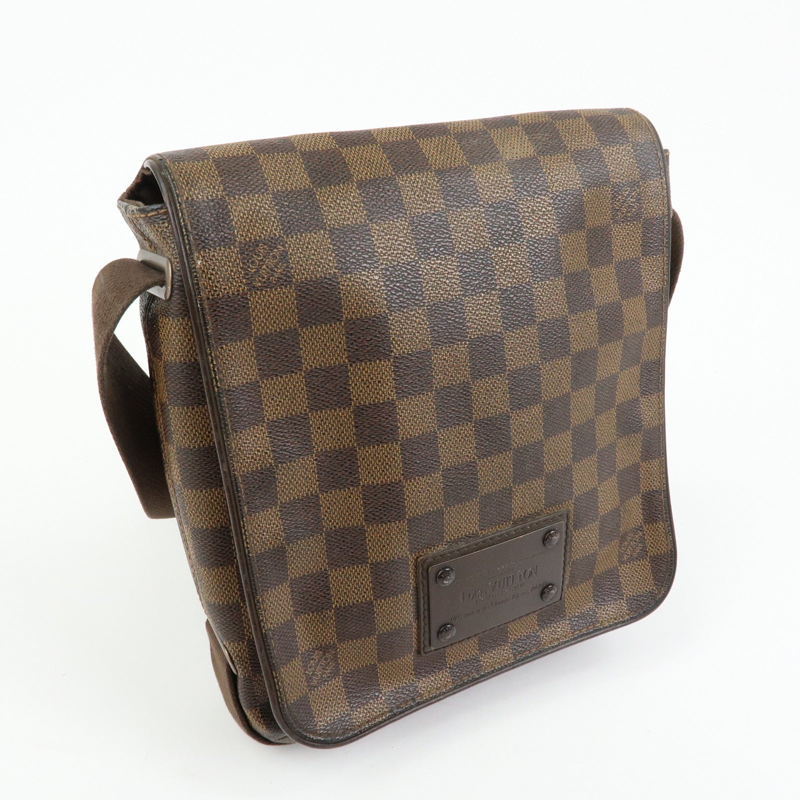 Louis Vuitton Damier Ebene Brooklyn PM Shoulder Crossbody Bag N51210