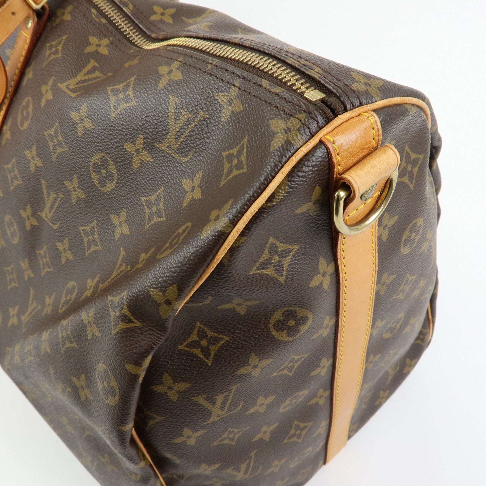 Louis Vuitton Monogram Keep All Bandouliere 60 Boston Bag M41412