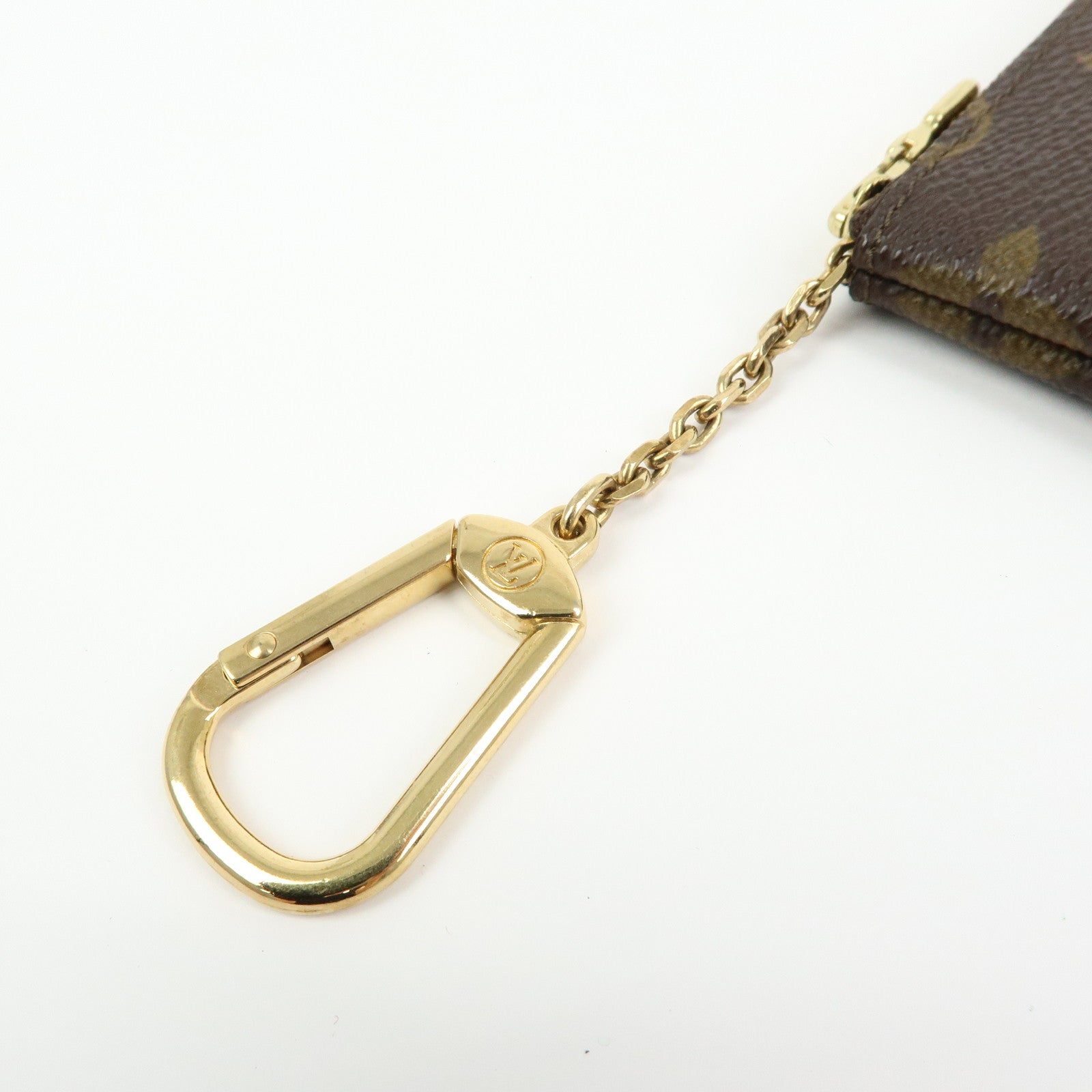 Louis Vuitton Monogram Pochette Cles Coin Case Key Case M62650