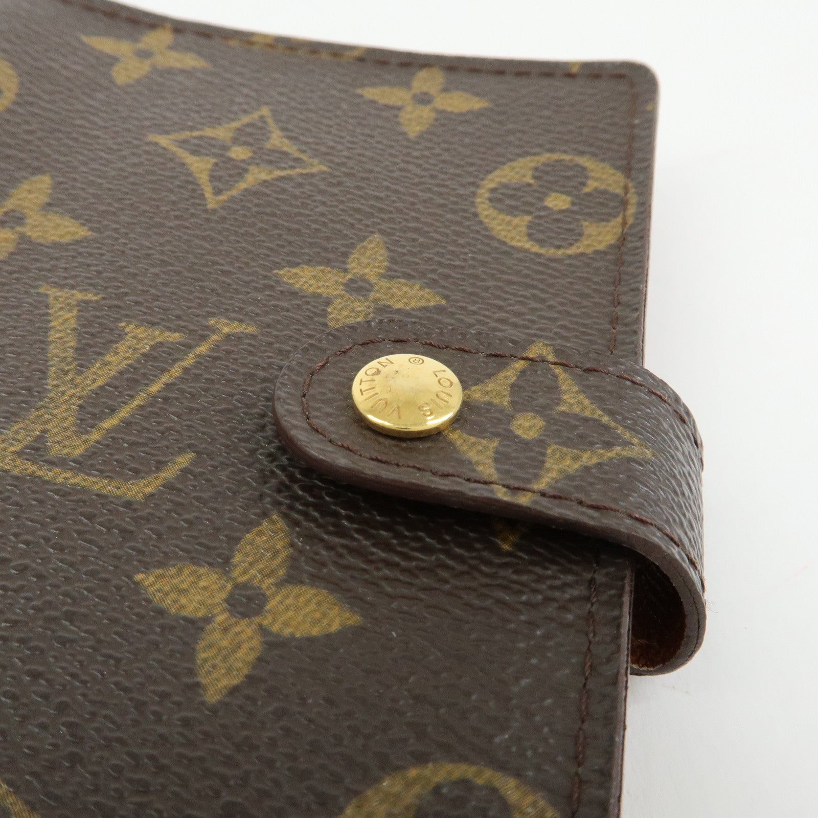 Louis Vuitton Set of 2 Monogram Canvas Leather Planner Cover R20005