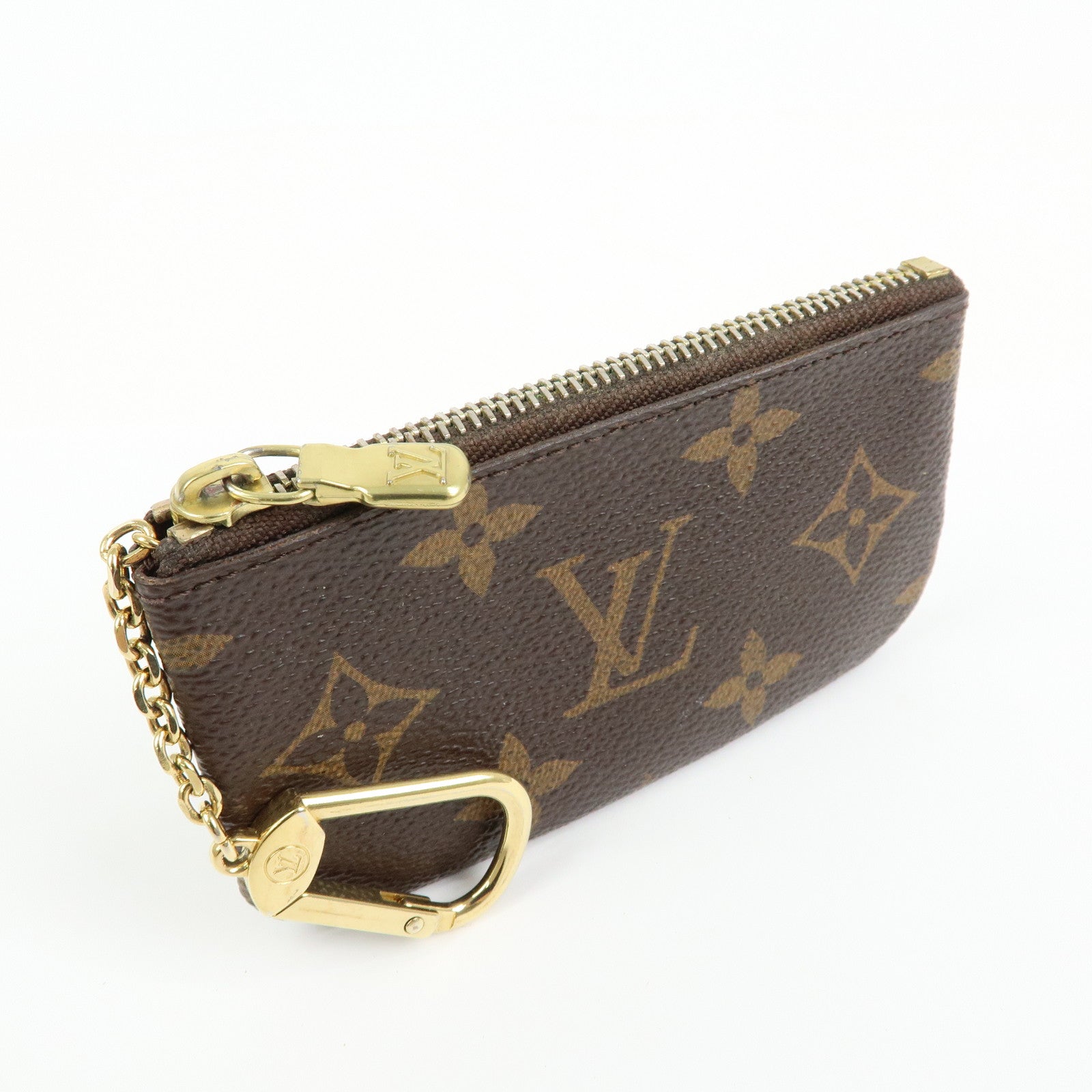 Louis Vuitton Monogram Pochette Cles Coin Case Key Case M62650