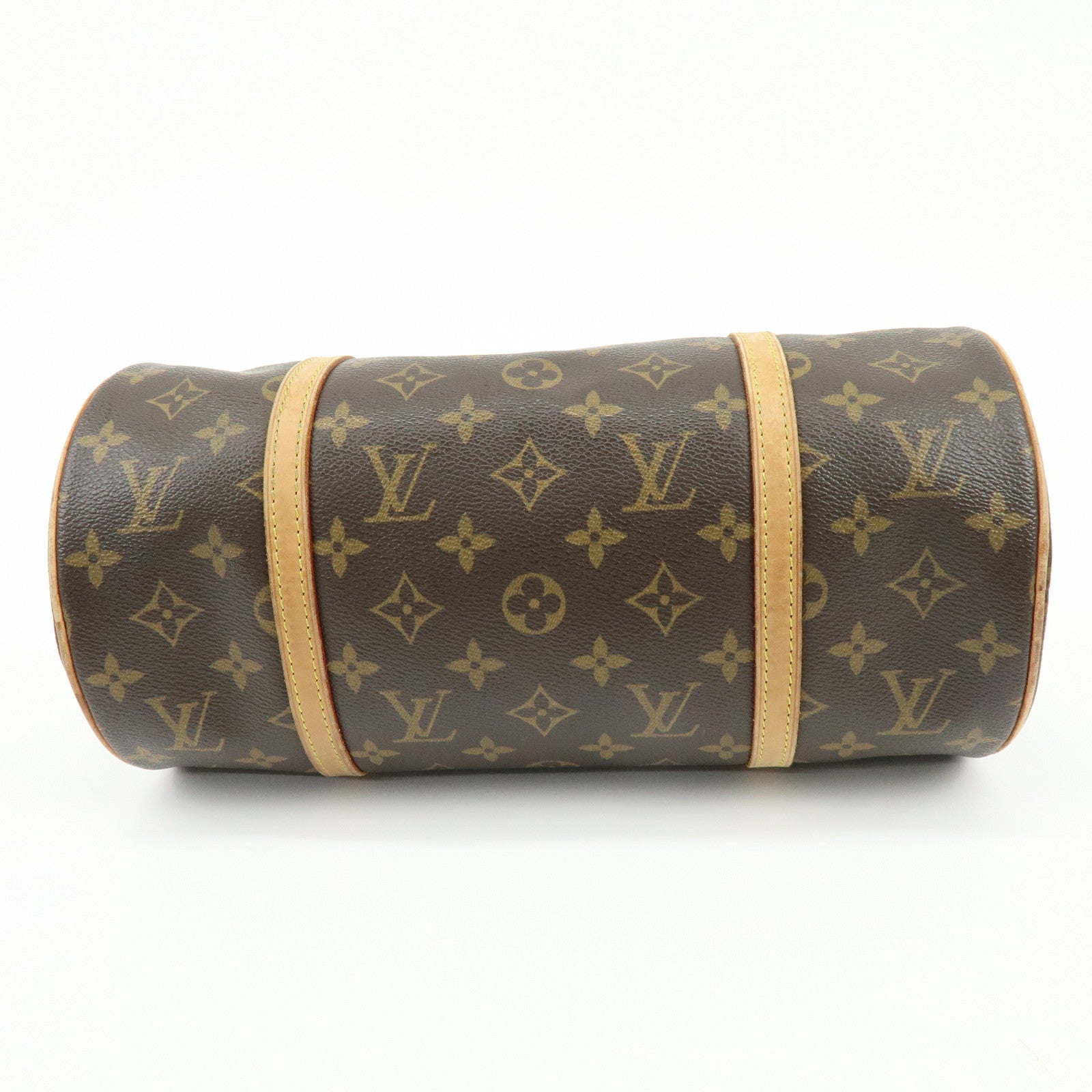 Louis Vuitton Monogram Papillon 30 Hand Bag Brown M51385