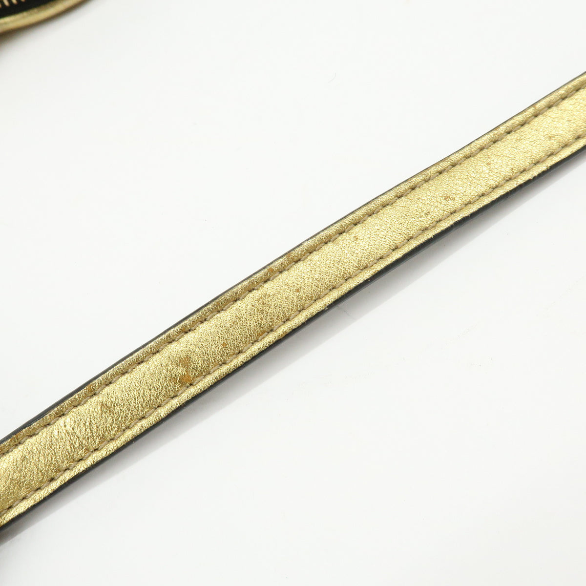 SAINT LAURENT PARIS Cassandra Leather Shoulder Bag Tassel Gold 540694