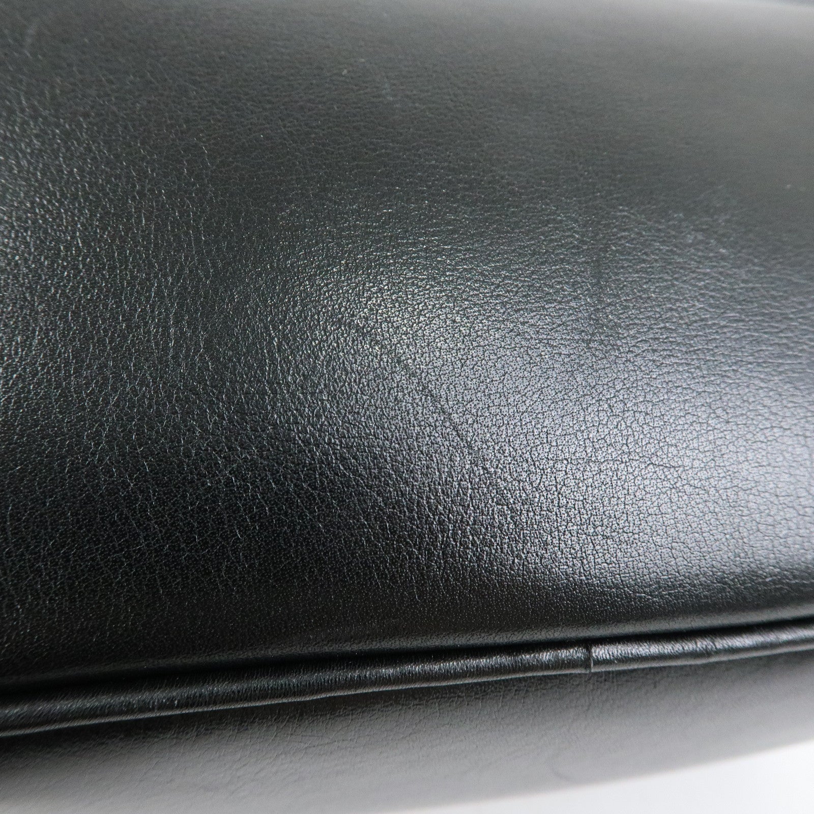GUCCI Horsebit Leather Vanity Bag Cosmetic Bag Black 03217050140