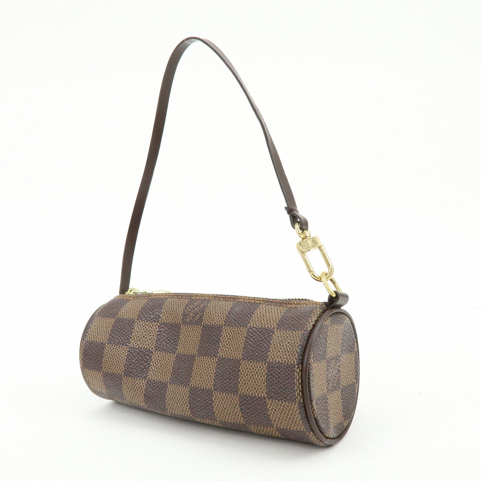 Louis Vuitton Damier Ebene Mini Pouch for Papillon Bag Brown