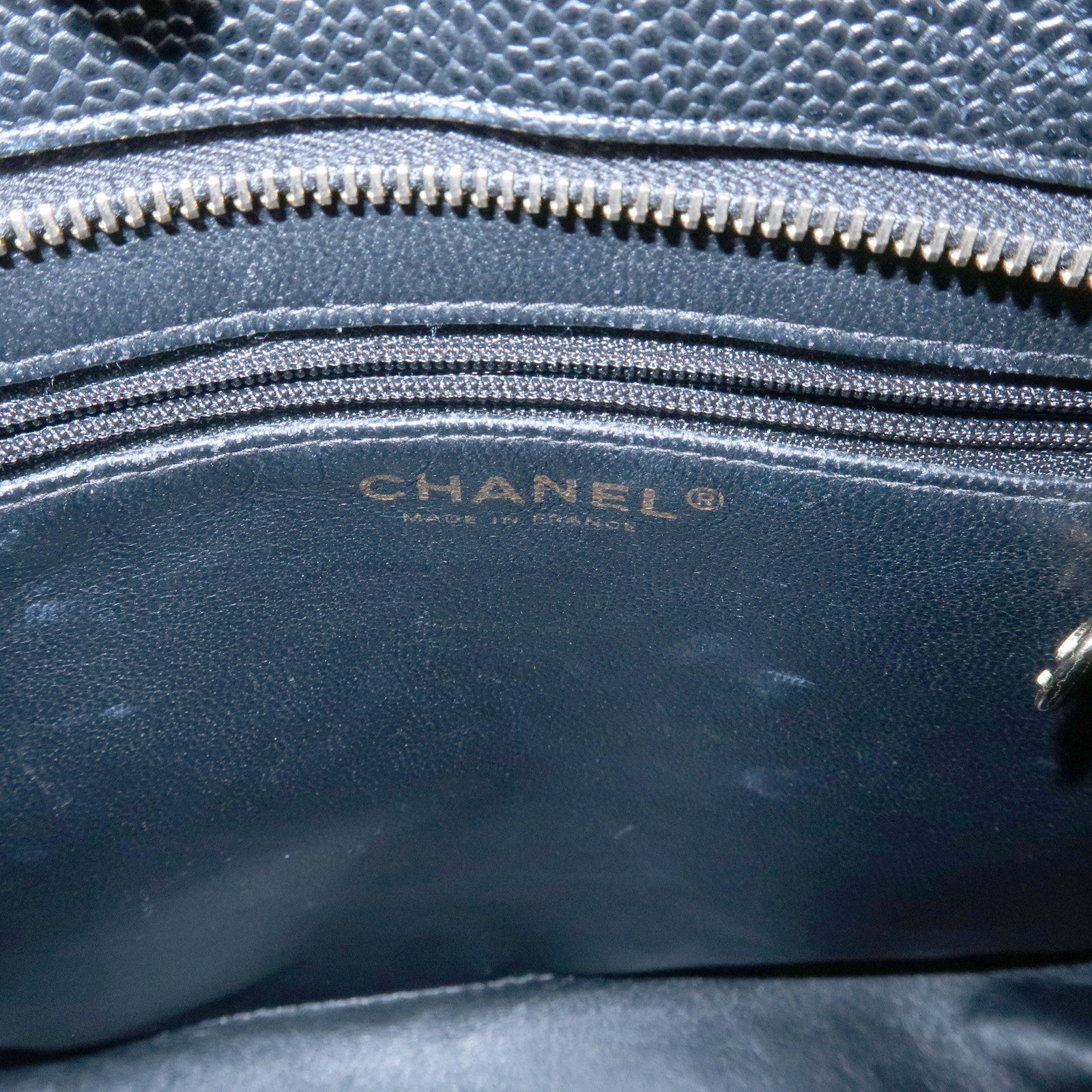 CHANEL Matelasse COCO Mark Medallion Tote Bag Hand Bag Black A01804