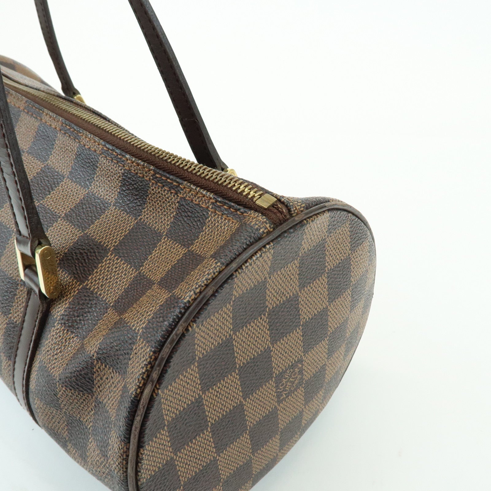 Louis Vuitton Damier Ebene Papillon 30 Hand Bag Brown N51303