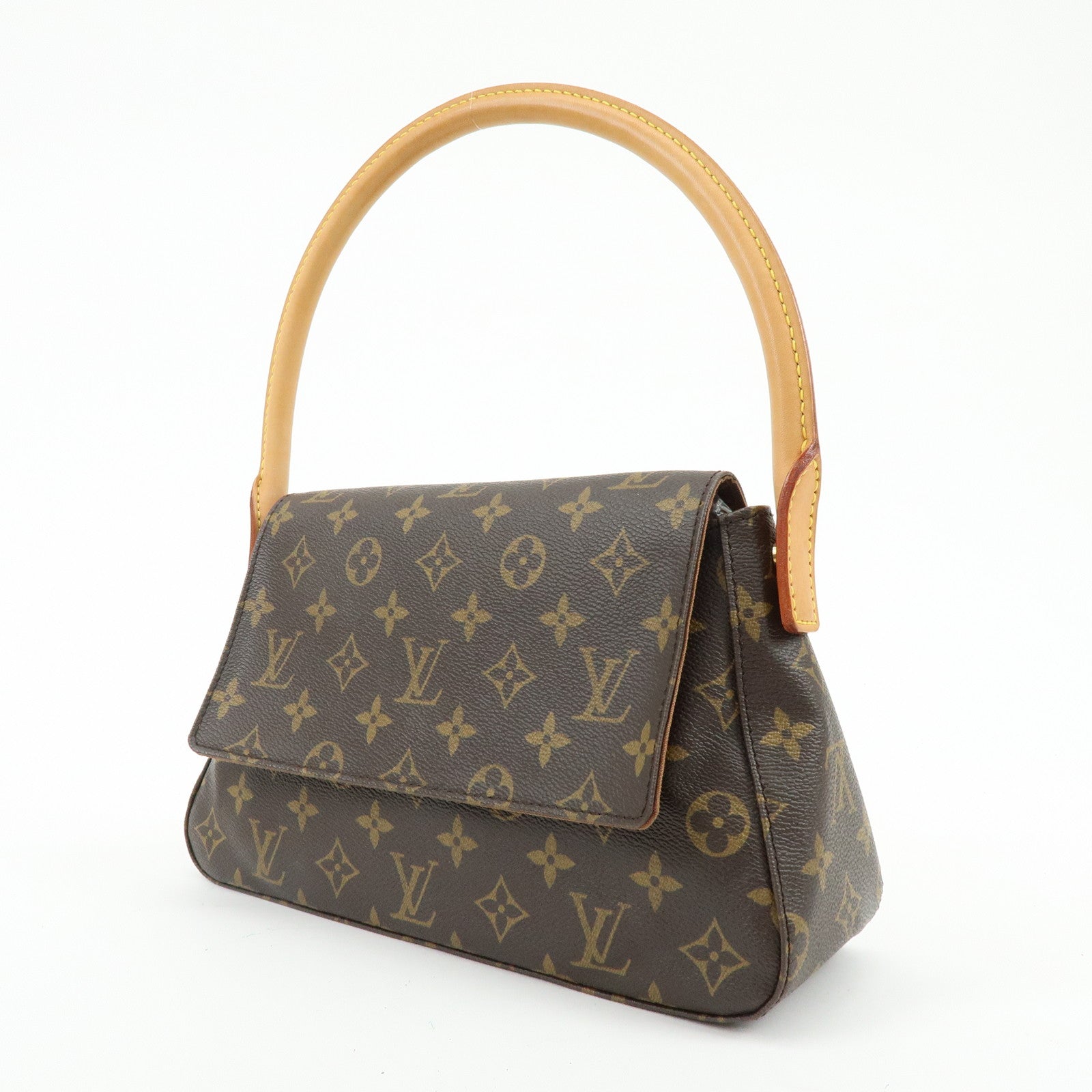 Louis Vuitton Monogram Mini Looping Shoulder Bag Brown M51147