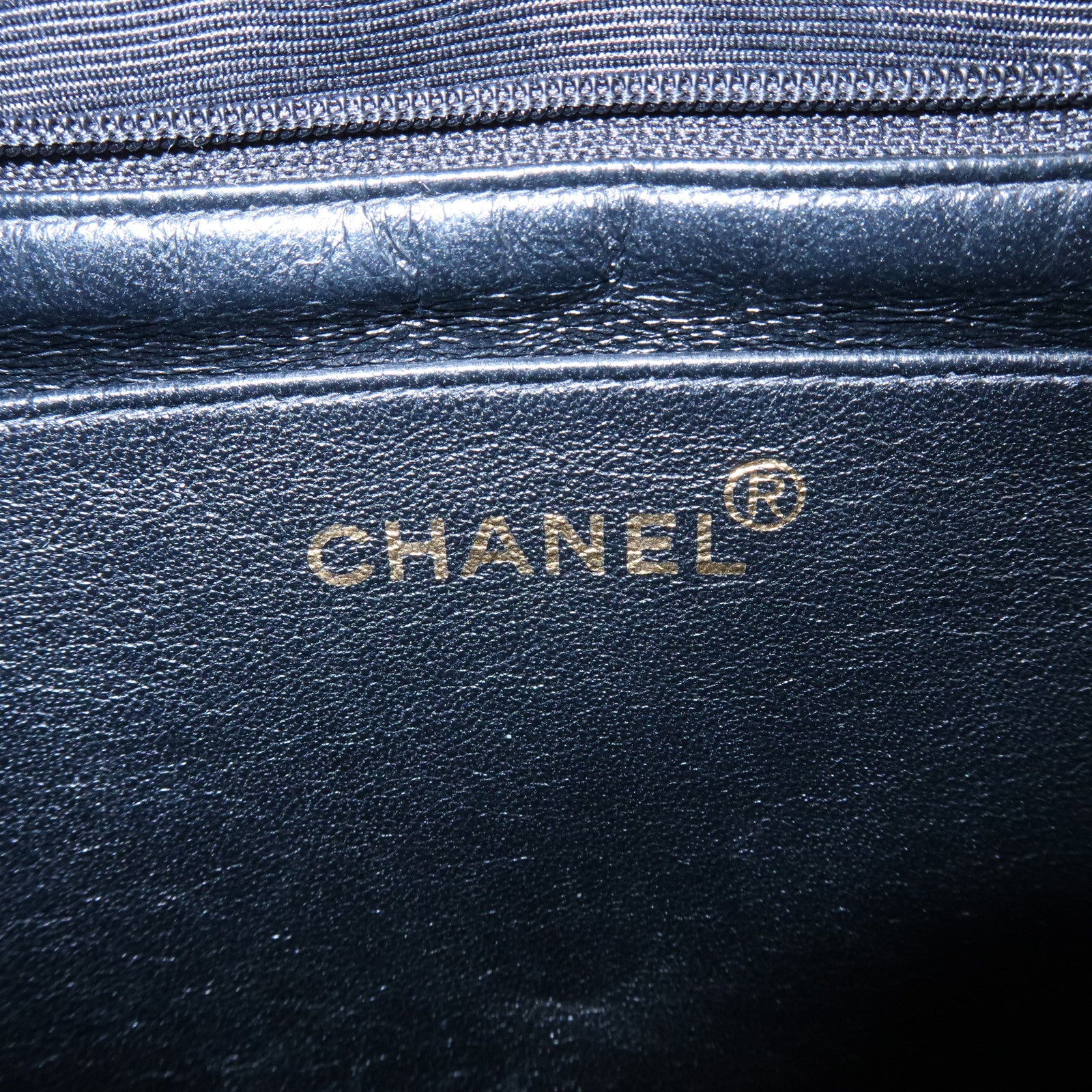 CHANEL COCO Mark Matelasse Caviar Skin Shoulder Bag Black