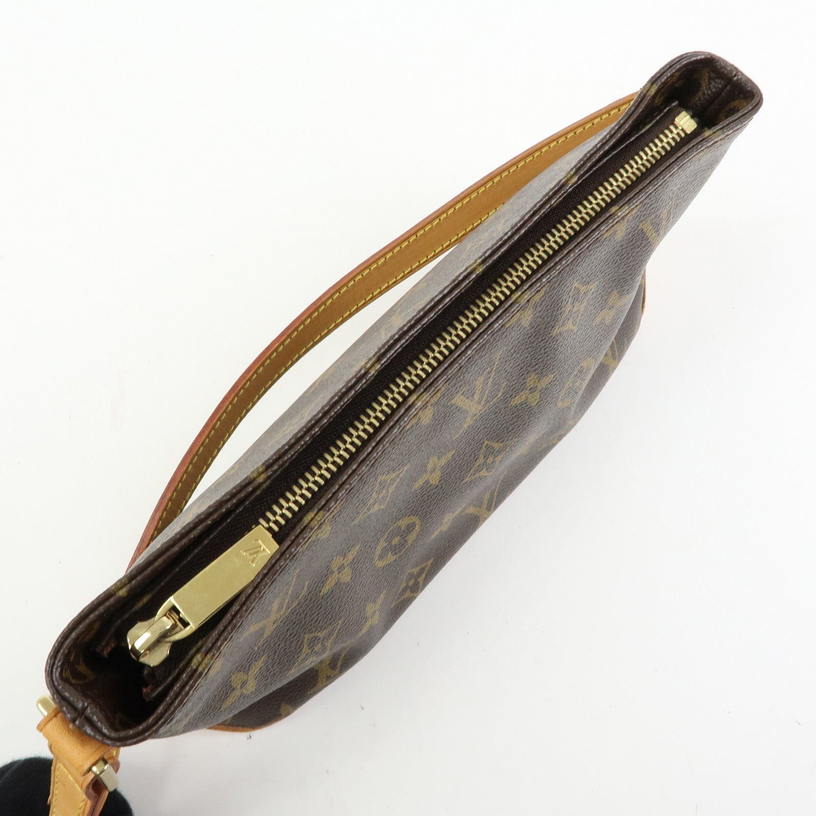 Louis Vuitton Monogram Trotteur Canvas Shoulder Bag Brown M51240