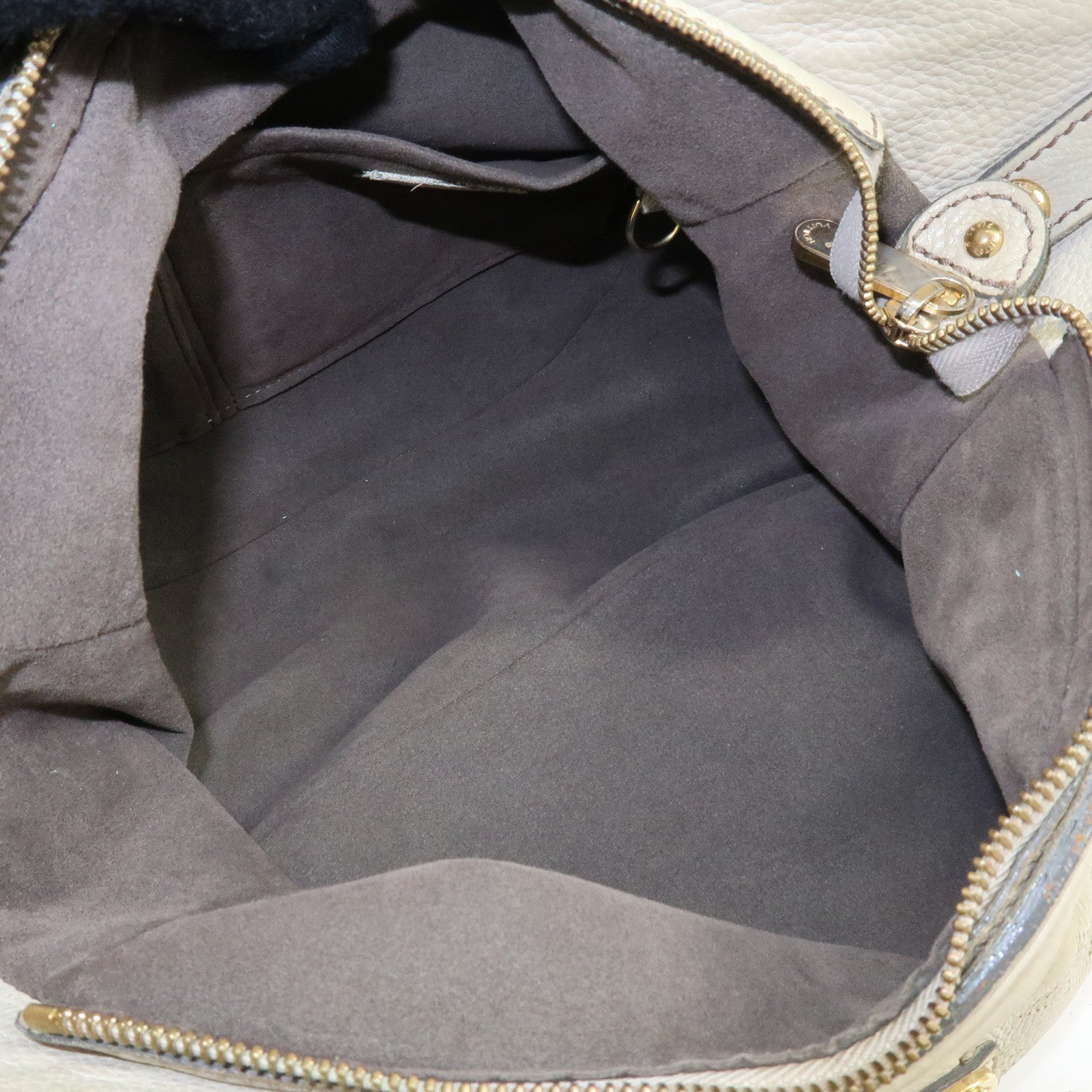 Louis Vuitton Monogram Mahina XS Shoulder Bag Gris Greige M95768