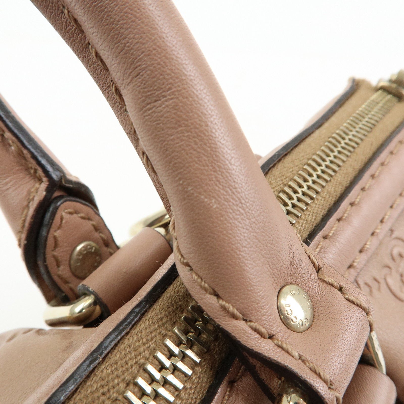 GUCCI Sukey Interlocking G Leather 2Way Shoulder Hand Bag 247902
