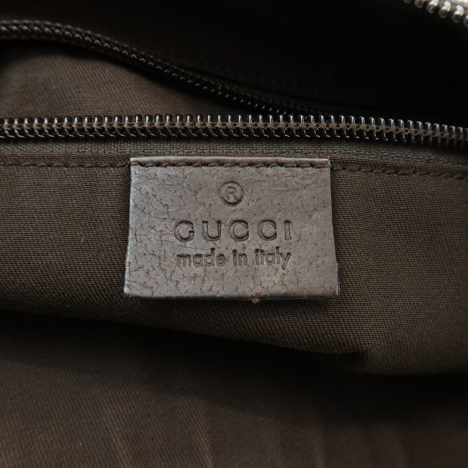 GUCCI Sherry GG Canvas Leather Shoulder Bag Beige Brown 181092