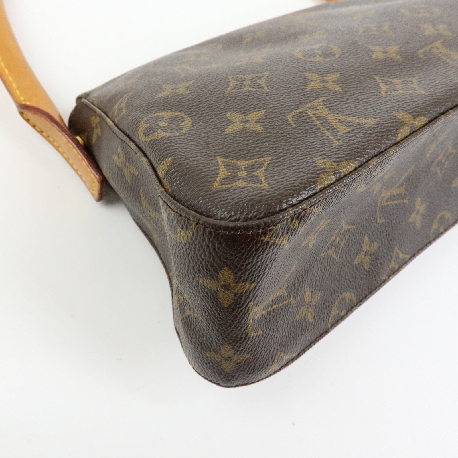 Louis Vuitton Monogram Mini Looping Shoulder Bag Brown M51147