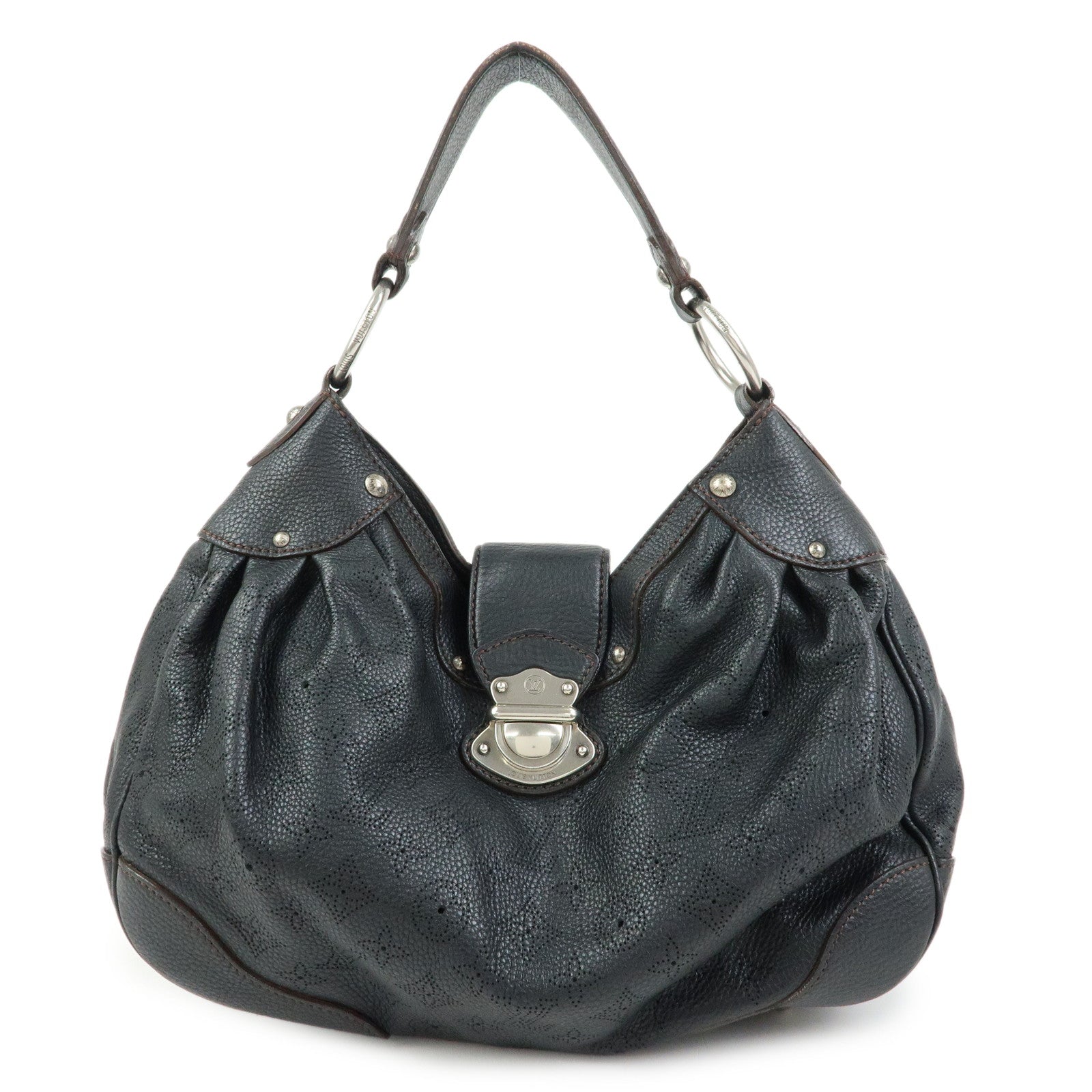 Louis Vuitton Monogram Mahina Solar PM Shoulder Bag Noir M93127
