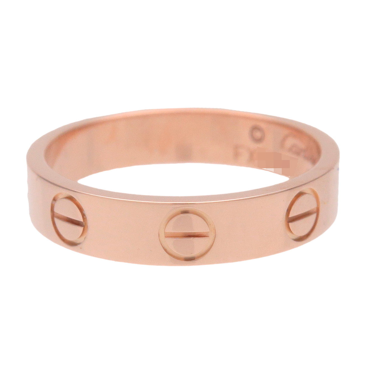 Cartier Mini Love Ring K18 750PG Rose Gold #48 US4.5 EU48 HK9