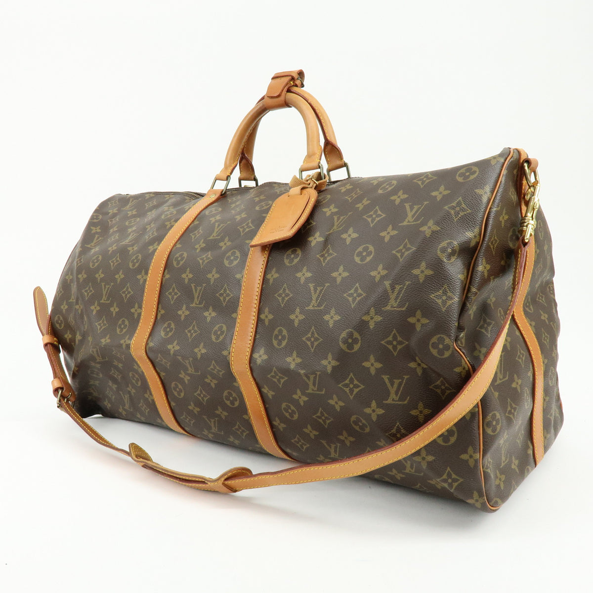 Louis Vuitton Monogram Keep All Bandouliere 60 Boston Bag M41412