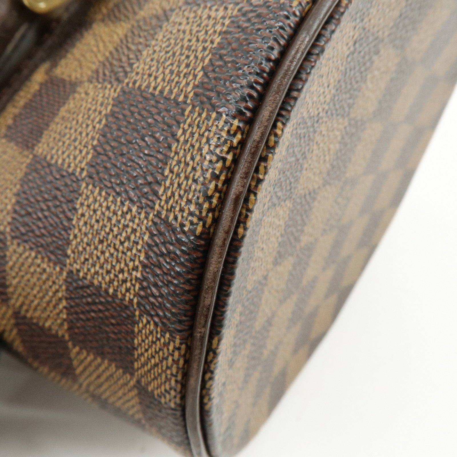 Louis Vuitton Damier Ebene Papillon 30 Hand Bag Brown N51303