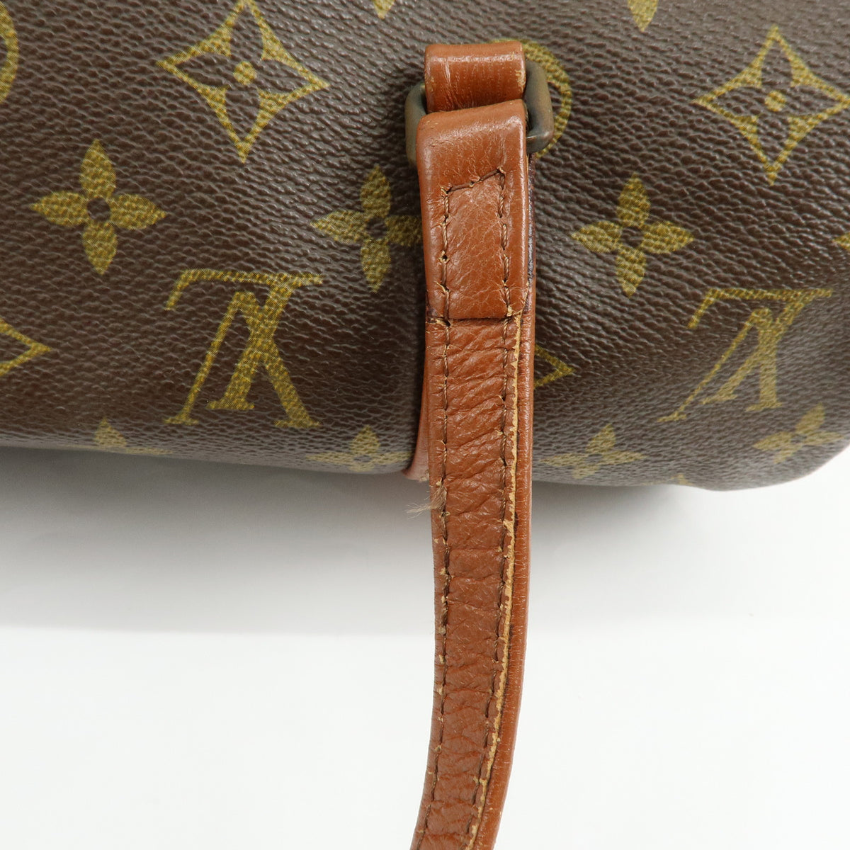 Louis Vuitton Monogram Papillon 30 Hand Bag Brown M51365